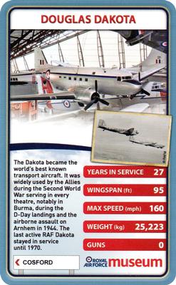 2013 Top Trumps Royal Air Force Museum #NNO Douglas Dakota Front