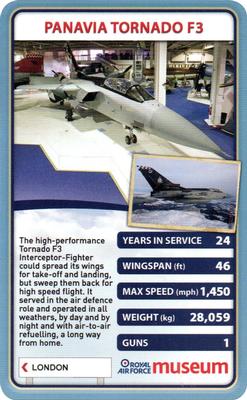 2013 Top Trumps Royal Air Force Museum #NNO Panavia Tornado F3 Front