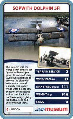 2013 Top Trumps Royal Air Force Museum #NNO Sopwith Dolphin 5FI Front