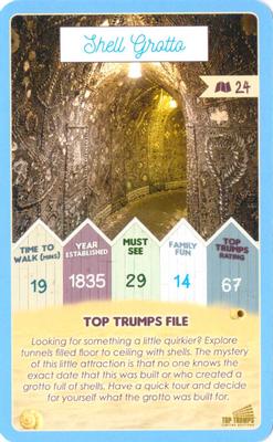 2019 Top Trumps Margate 30 Things to See #24 Shell Grotto Front