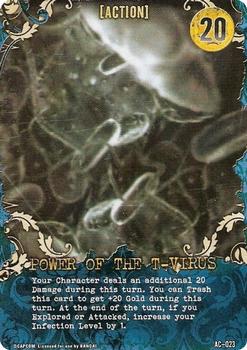 2011 Bandai Resident Evil Outbreak Deck Building Game #AC-023 Power of the t-Virus Front