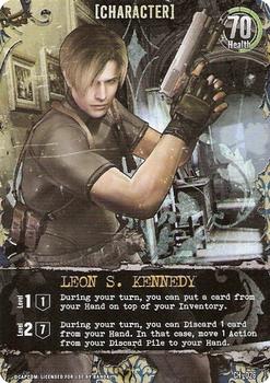 2011 Bandai Resident Evil Outbreak Deck Building Game #CH-026 Leon S. Kennedy Front