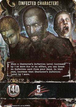 2011 Bandai Resident Evil Outbreak Deck Building Game #CH-032 Zombie B Front