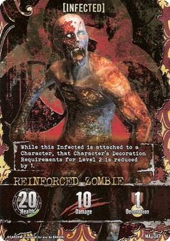 2011 Bandai Resident Evil Outbreak Deck Building Game #MA-047 Reinforced Zombie Front