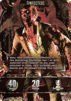 2011 Bandai Resident Evil Outbreak Deck Building Game #MA-048 Crimson Head Front