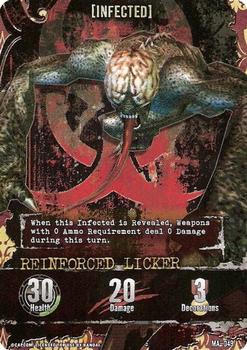 2011 Bandai Resident Evil Outbreak Deck Building Game #MA-049 Reinforced Licker Front