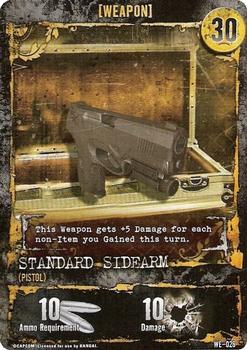 2011 Bandai Resident Evil Outbreak Deck Building Game #WE-026 Standard Sidearm Front