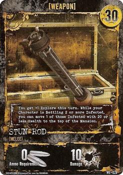 2011 Bandai Resident Evil Outbreak Deck Building Game #WE-028 Stun Rod Front