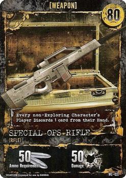 2011 Bandai Resident Evil Nightmare Deck Building Game #WE-037 Special Ops Rifle Front