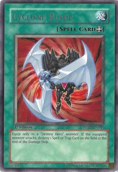 2006 Yu-Gi-Oh! Power of the Duelist 1st Edition #POTD-EN043 Cyclone Blade Front