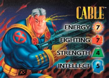 1996 Fleer Marvel Overpower IQ Expansion #NNO CABLE Front