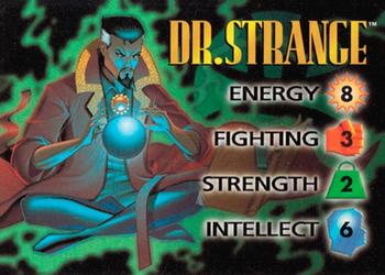 1996 Fleer Marvel Overpower IQ Expansion #NNO DR. STRANGE Front