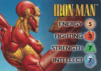 1996 Fleer Marvel Overpower IQ Expansion #NNO IRON MAN Front