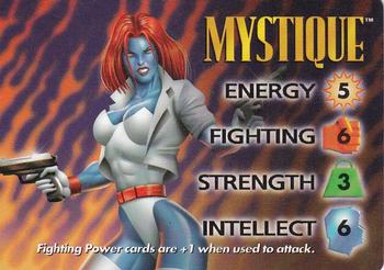 1996 Fleer Marvel Overpower IQ Expansion #NNO MYSTIQUE Front