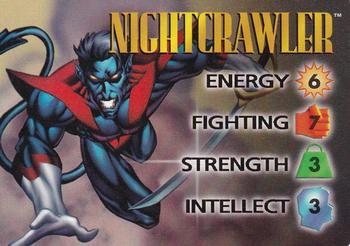 1996 Fleer Marvel Overpower IQ Expansion #NNO NIGHTCRAWLER Front