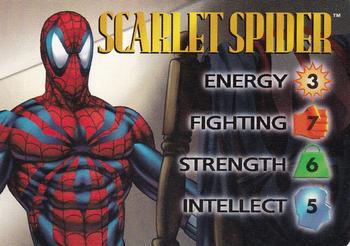 1996 Fleer Marvel Overpower IQ Expansion #NNO SCARLET SPIDER Front