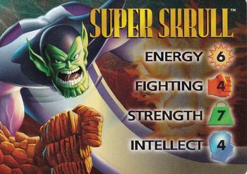 1996 Fleer Marvel Overpower IQ Expansion #NNO SUPER SKRULL Front