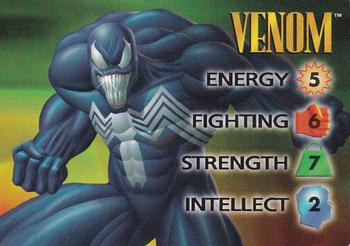 1996 Fleer Marvel Overpower IQ Expansion #NNO VENOM Front