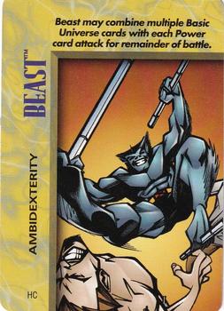 1996 Fleer Marvel Overpower IQ Expansion #NNO Beast - Ambidexterity Front