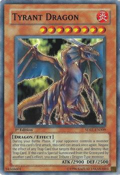 2007 Yu-Gi-Oh! Rise of the Dragon Lords 1st Edition #SDRL-EN009 Tyrant Dragon Front