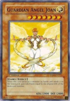 2007 Yu-Gi-Oh! Rise of the Dragon Lords 1st Edition #SDRL-EN011 Guardian Angel Joan Front