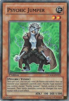 2008 Yu-Gi-Oh! 5D's Crossroads of Chaos English 1st Edition #CSOC-EN023 Psychic Jumper Front