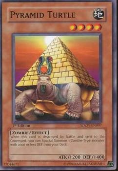 2008 Yu-Gi-Oh! Zombie World English 1st Edition #SDZW-EN007 Pyramid Turtle Front