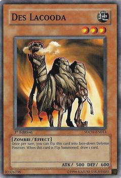 2008 Yu-Gi-Oh! Zombie World English 1st Edition #SDZW-EN013 Des Lacooda Front