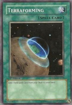 2009 Yu-Gi-Oh! Spellcaster's Command English 1st Edition #SDSC-EN028 Terraforming Front