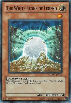 2012 Yu-Gi-Oh! Dragons Collide English 1st Edition #SDDC-EN006 The White Stone of Legend Front