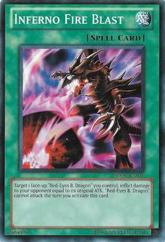 2012 Yu-Gi-Oh! Dragons Collide English 1st Edition #SDDC-EN026 Inferno Fire Blast Front
