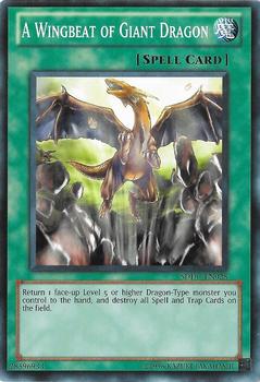 2012 Yu-Gi-Oh! Dragons Collide English 1st Edition #SDDC-EN028 A Wingbeat of Giant Dragon Front