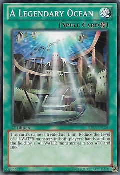 2012 Yu-Gi-Oh! Realm of the Sea Emperor 1st Edition #SDRE-EN024 A Legendary Ocean Front