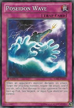 2012 Yu-Gi-Oh! Realm of the Sea Emperor 1st Edition #SDRE-EN039 Poseidon Wave Front