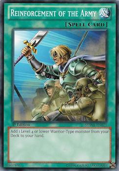 2012 Yu-Gi-Oh! Samurai Warlords 1st Edition #SDWA-EN025 Reinforcement of the Army Front