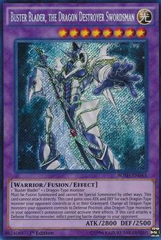 2016 Yu-Gi-Oh! Breakers of Shadow English 1st Edition #BOSH-EN045 Buster Blader, the Dragon Destroyer Swordsman Front