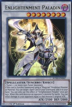 2016 Yu-Gi-Oh! Breakers of Shadow English 1st Edition #BOSH-EN047 Enlightenment Paladin Front