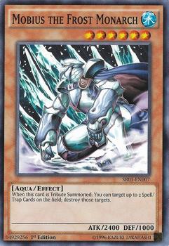 2016 Yu-Gi-Oh! Emperor of Darkness English 1st Edition #SR01-EN007 Mobius the Frost Monarch Front