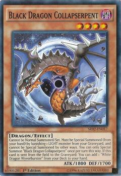 2016 Yu-Gi-Oh! Rise of the True Dragons English 1st Edition #SR02-EN017 Black Dragon Collapserpent Front