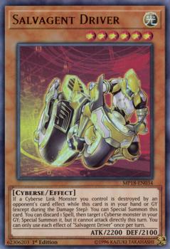 2017 Yu-Gi-Oh! Code of the Duelist 1st Edition #COTD-EN005 Salvagent Driver Front