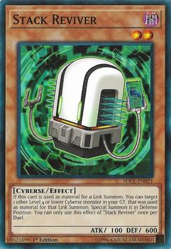 2017 Yu-Gi-Oh! Cyberse Link English 1st Edition #SDCL-EN011 Stack Reviver Front
