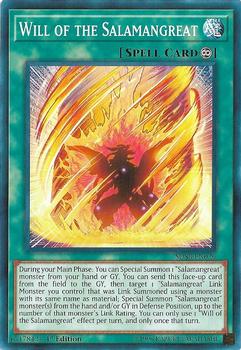 2019 Yu-Gi-Oh! Soulburner English 1st Edition #SDSB-EN026 Will of the Salamangreat Front
