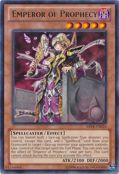2012 Yu-Gi-Oh! Abyss Rising #ABYR-EN024 Emperor of Prophecy Front