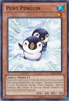 2012 Yu-Gi-Oh! Abyss Rising #ABYR-EN037 Puny Penguin Front