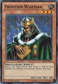 2014 Yu-Gi-Oh! Battle Pack 3: Monster League English 1st Edition #BP03-EN003 Frontier Wiseman Front