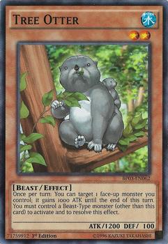 2014 Yu-Gi-Oh! Battle Pack 3: Monster League English 1st Edition #BP03-EN062 Tree Otter Front