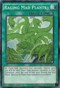 2014 Yu-Gi-Oh! Battle Pack 3: Monster League English 1st Edition #BP03-EN165 Raging Mad Plants Front