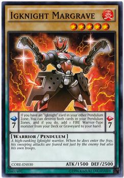 2015 Yu-Gi-Oh! Clash of Rebellions #CORE-EN030 Igknight Margrave Front