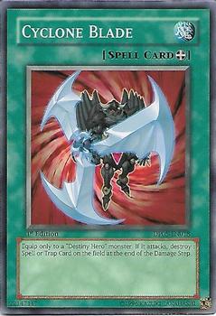 2007 Yu-Gi-Oh! Aster Phoenix 1st Edition #DP05-EN018 Cyclone Blade Front
