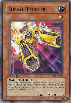 2009 Yu-Gi-Oh! 5D's Yusei English 1st Edition #DP08-EN003 Turbo Booster Front